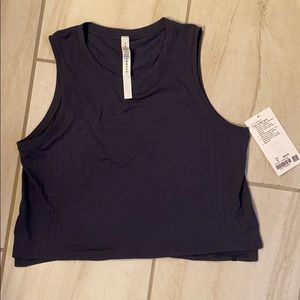 NWT Never worn Navy Lululemon Train to be tank